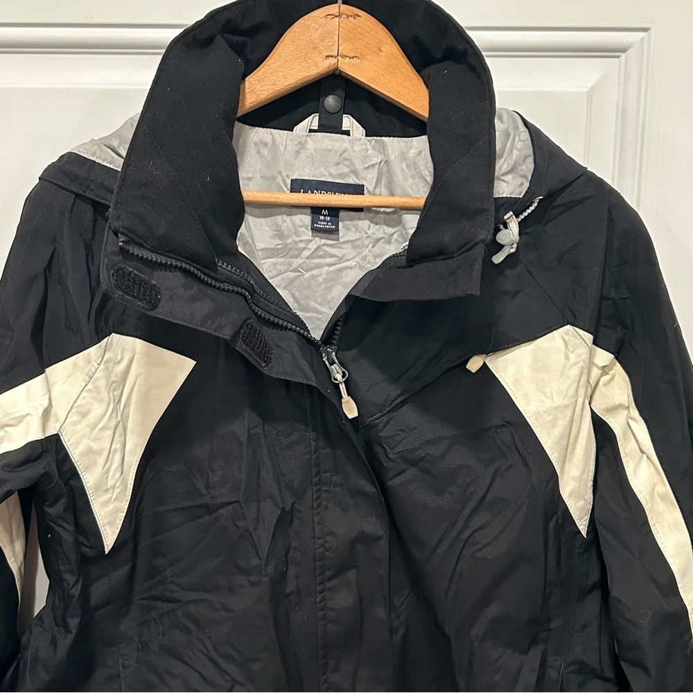 Lands’ End 383620 Women’s Medium 10-12 Jacket Snow Winter Ski Coat V3225/F2656 - Picture 2 of 11